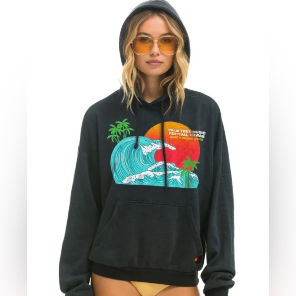 Aviator Nation Palm Tree Festival Hoodie